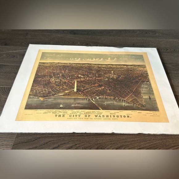 New in Wrap The City of Washington, DC Cityscape Lithograph Print Art 24 x 18 in - Picture 9 of 12